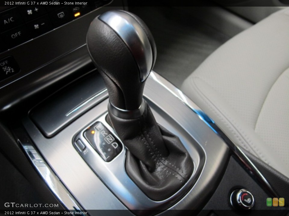 Stone Interior Transmission for the 2012 Infiniti G 37 x AWD Sedan #79677520