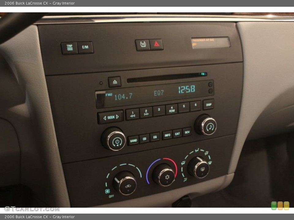 Gray Interior Controls for the 2006 Buick LaCrosse CX #79680873