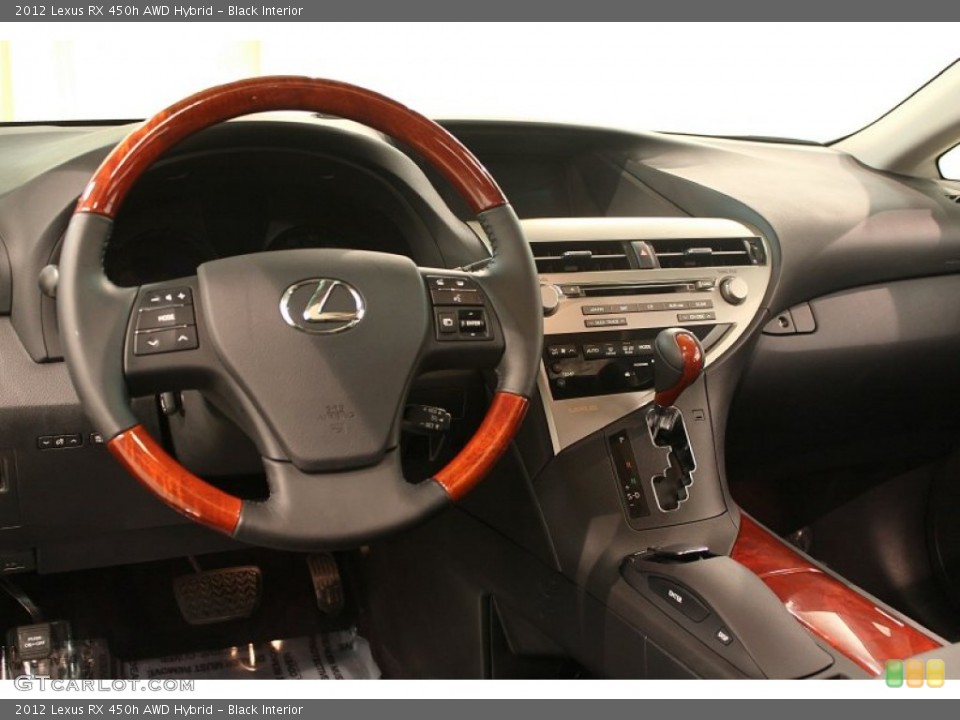Black Interior Dashboard for the 2012 Lexus RX 450h AWD Hybrid #79680982
