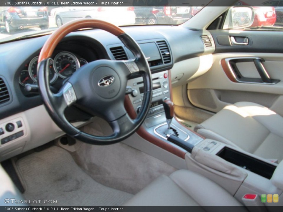 Taupe Interior Prime Interior for the 2005 Subaru Outback 3.0 R L.L. Bean Edition Wagon #79681398