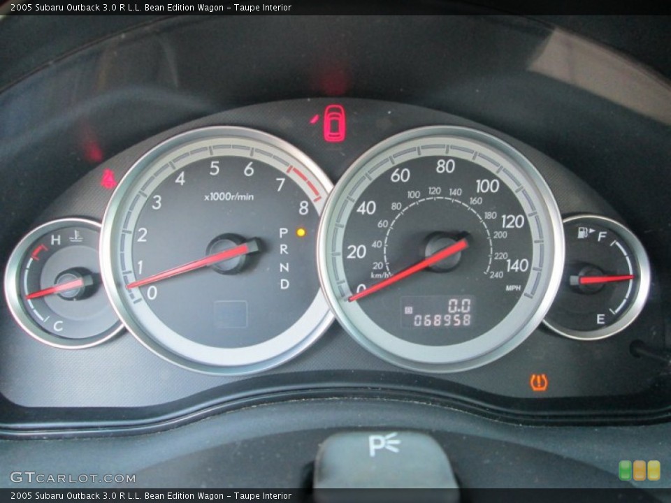 Taupe Interior Gauges for the 2005 Subaru Outback 3.0 R L.L. Bean Edition Wagon #79681484
