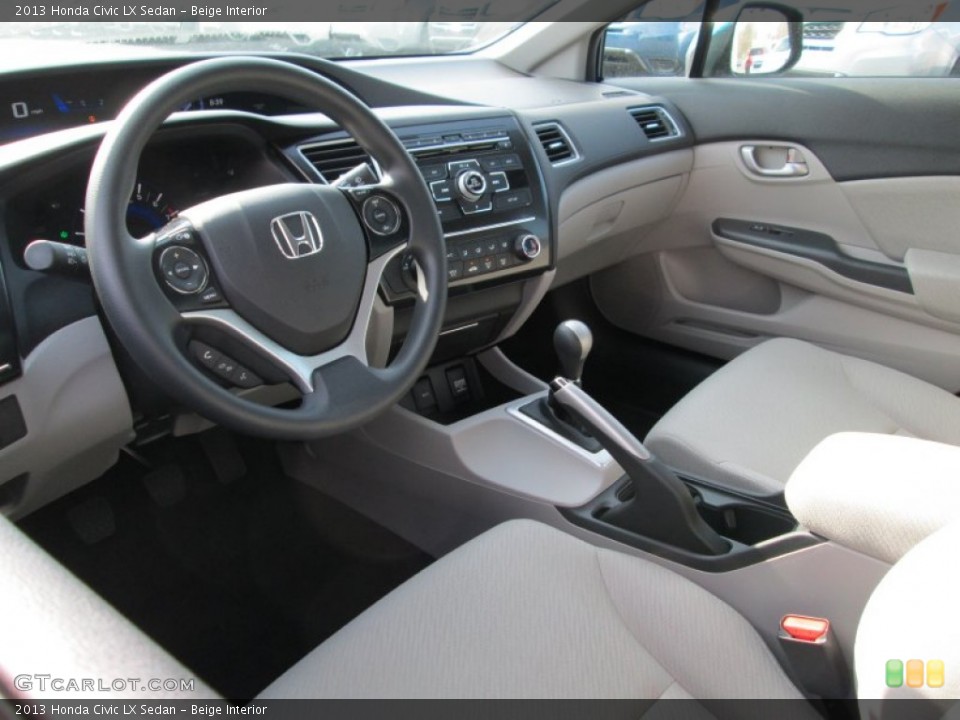 Beige Interior Photo for the 2013 Honda Civic LX Sedan #79681747