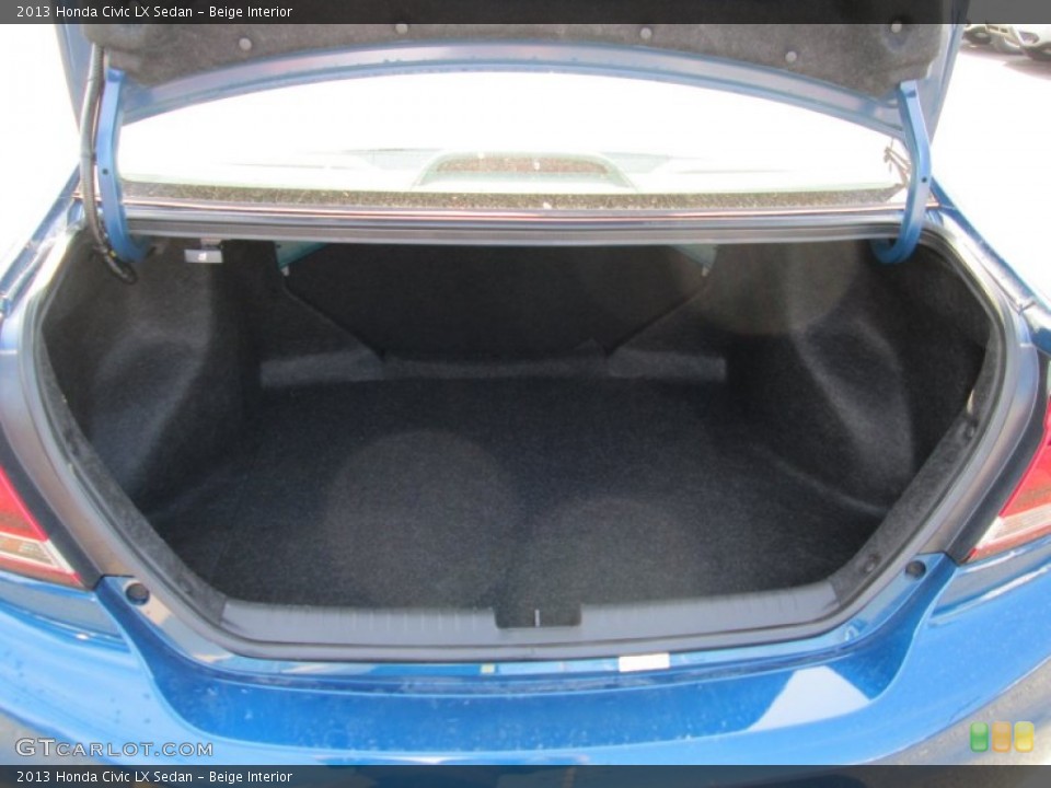 Beige Interior Trunk for the 2013 Honda Civic LX Sedan #79681800