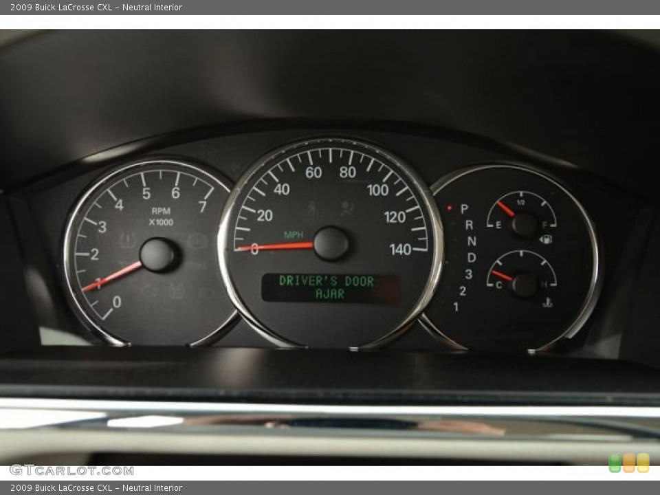 Neutral Interior Gauges for the 2009 Buick LaCrosse CXL #79681948