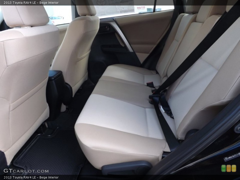 Beige Interior Rear Seat for the 2013 Toyota RAV4 LE #79682565