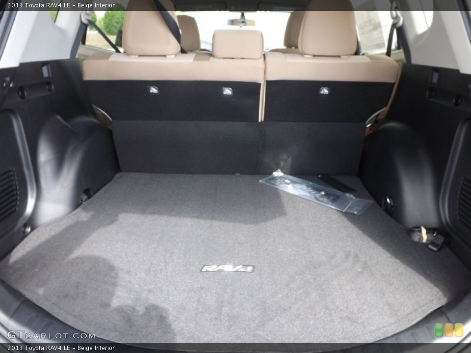 Beige Interior Trunk for the 2013 Toyota RAV4 LE #79682568