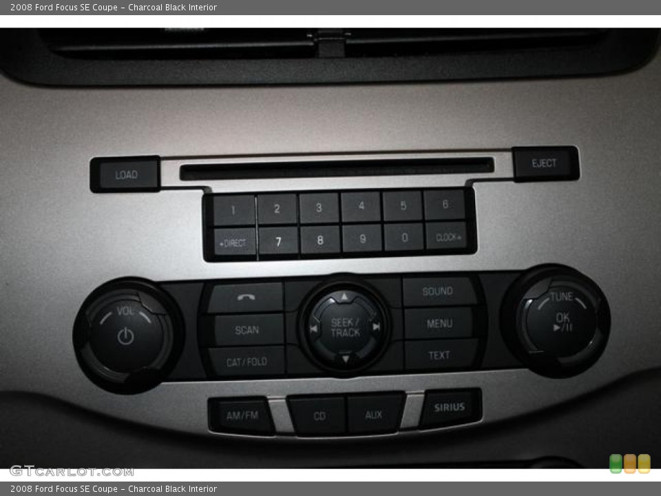 Charcoal Black Interior Controls for the 2008 Ford Focus SE Coupe #79684065