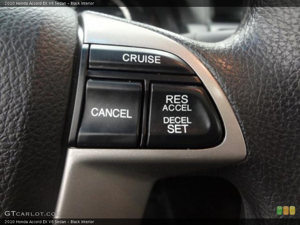 Black Interior Controls for the 2010 Honda Accord EX V6 Sedan #79687051
