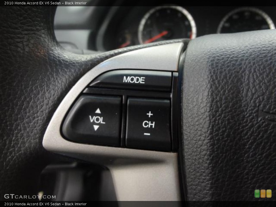 Black Interior Controls for the 2010 Honda Accord EX V6 Sedan #79687069