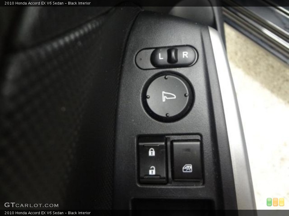 Black Interior Controls for the 2010 Honda Accord EX V6 Sedan #79687102