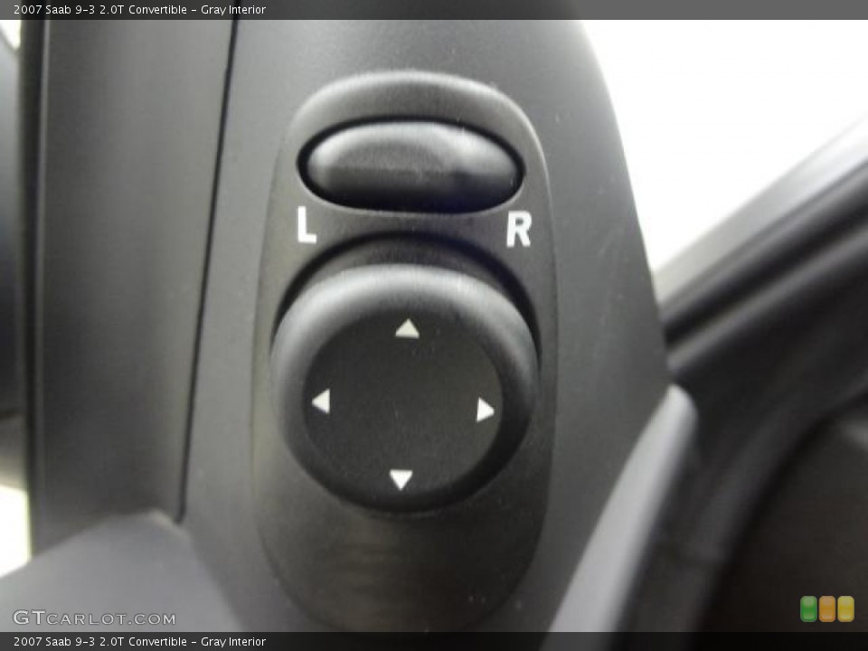 Gray Interior Controls for the 2007 Saab 9-3 2.0T Convertible #79687927