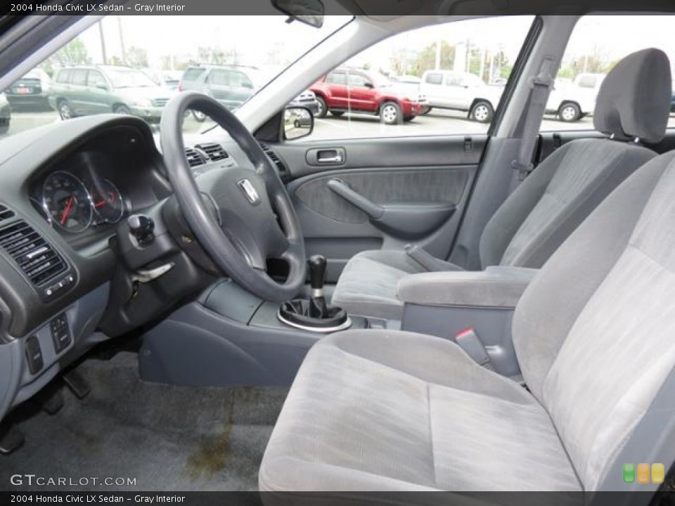 Gray Interior Photo for the 2004 Honda Civic LX Sedan #79689259