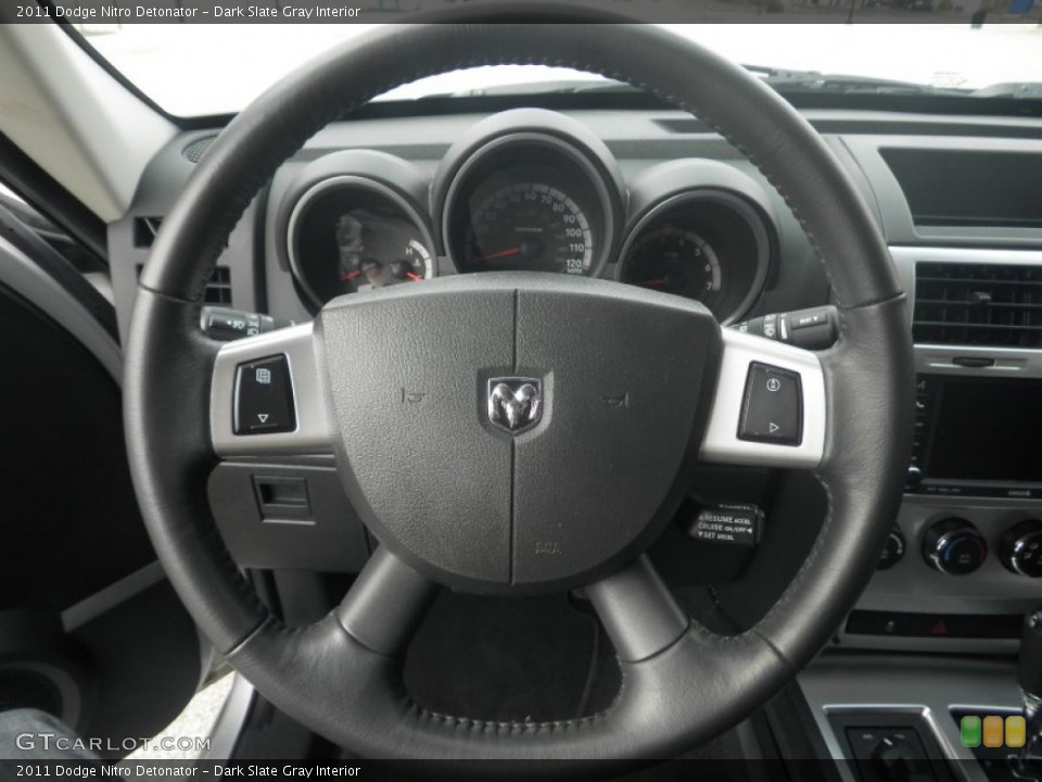 Dark Slate Gray Interior Steering Wheel for the 2011 Dodge Nitro Detonator #79689469