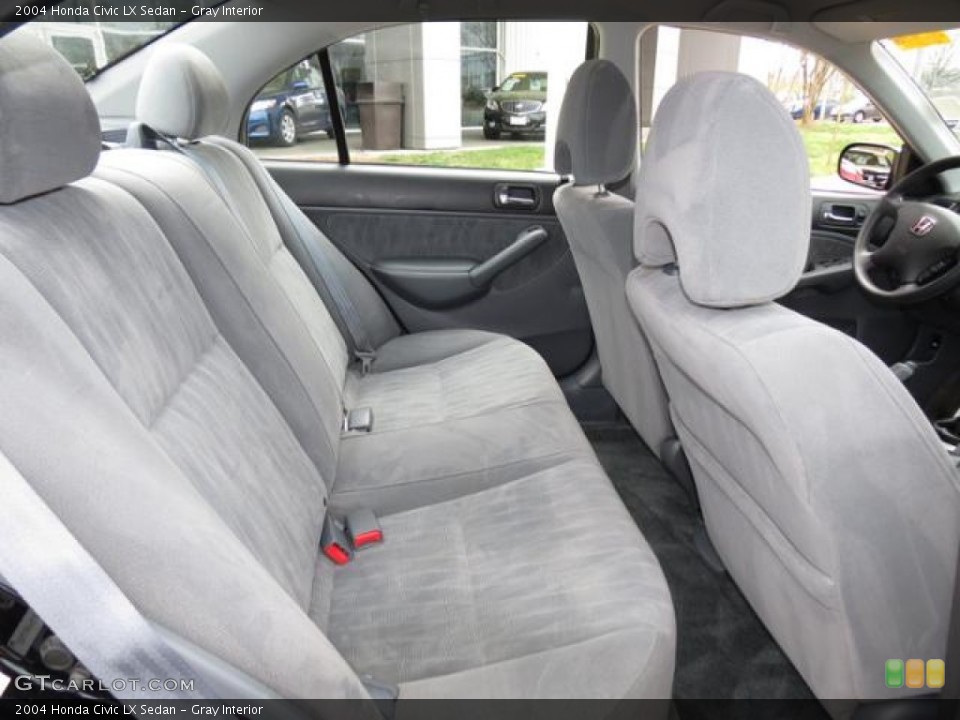Gray Interior Rear Seat for the 2004 Honda Civic LX Sedan #79689493