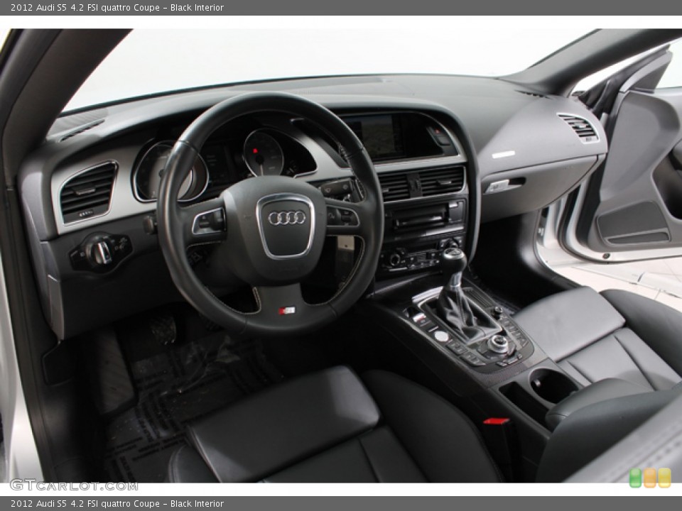 Black Interior Photo for the 2012 Audi S5 4.2 FSI quattro Coupe #79689857
