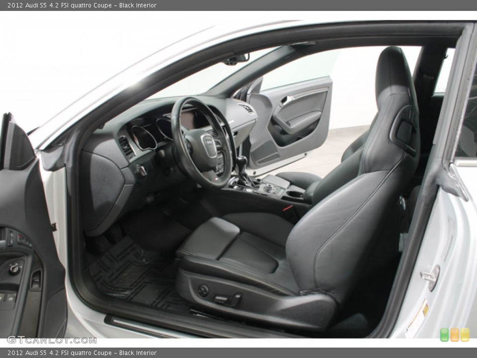 Black Interior Photo for the 2012 Audi S5 4.2 FSI quattro Coupe #79690075