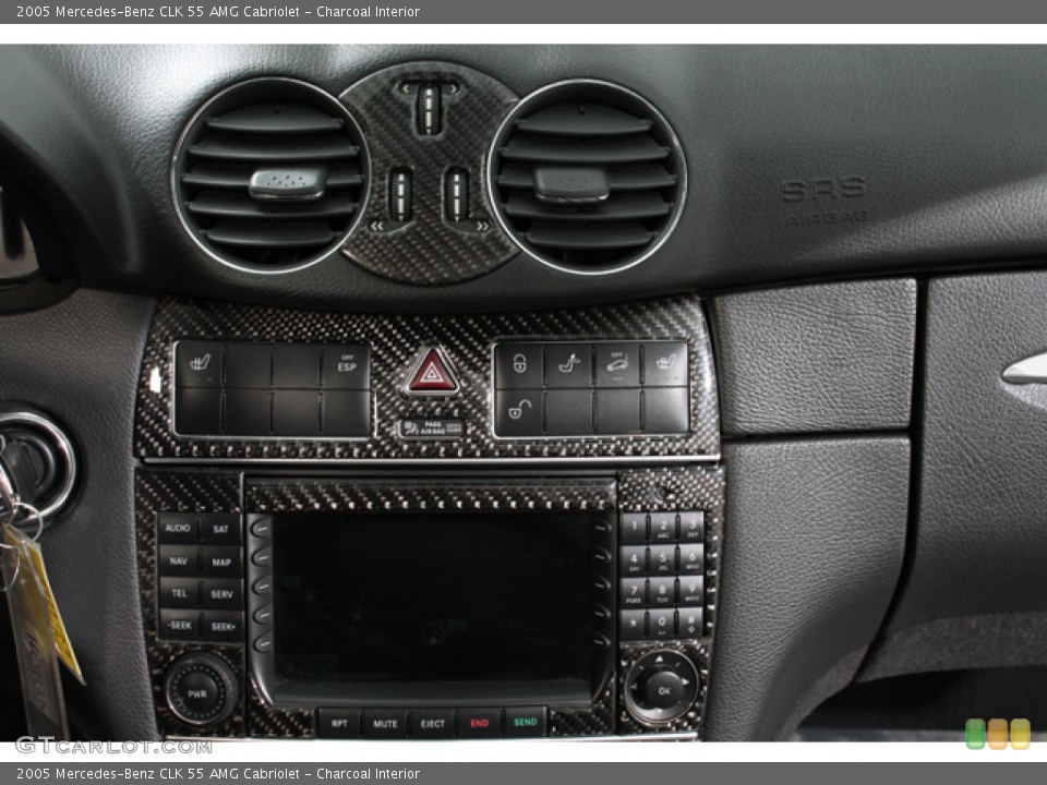 Charcoal Interior Controls for the 2005 Mercedes-Benz CLK 55 AMG Cabriolet #79690600