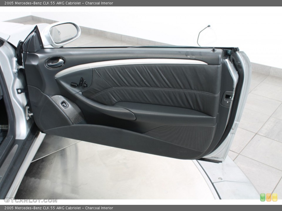 Charcoal Interior Door Panel for the 2005 Mercedes-Benz CLK 55 AMG Cabriolet #79690669