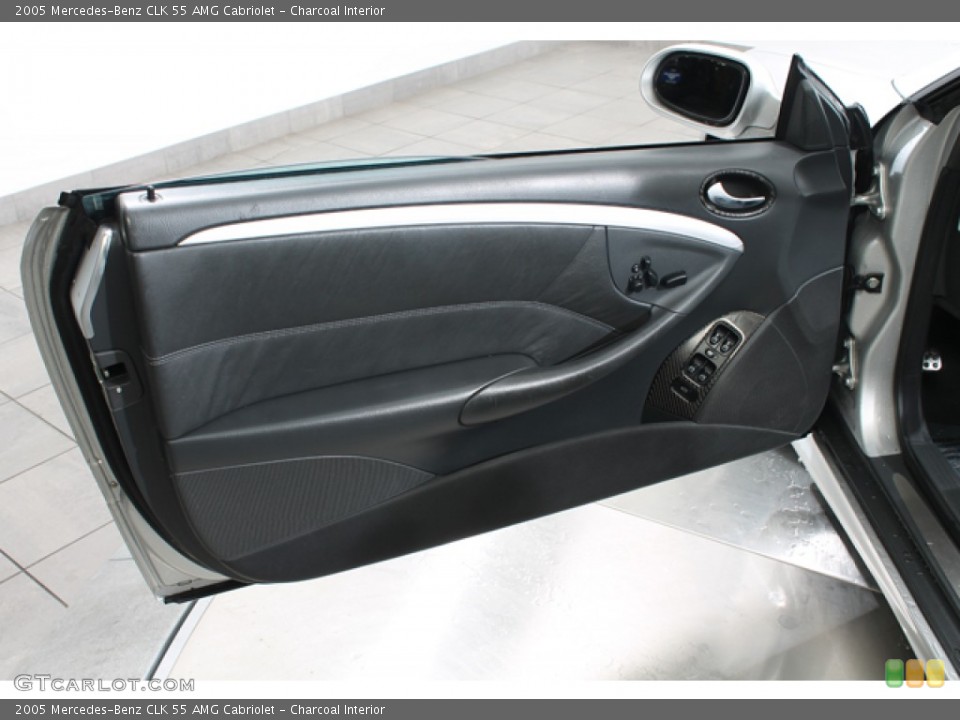 Charcoal Interior Door Panel for the 2005 Mercedes-Benz CLK 55 AMG Cabriolet #79690689