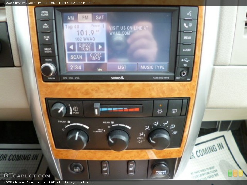 Light Graystone Interior Controls for the 2008 Chrysler Aspen Limited 4WD #79693060