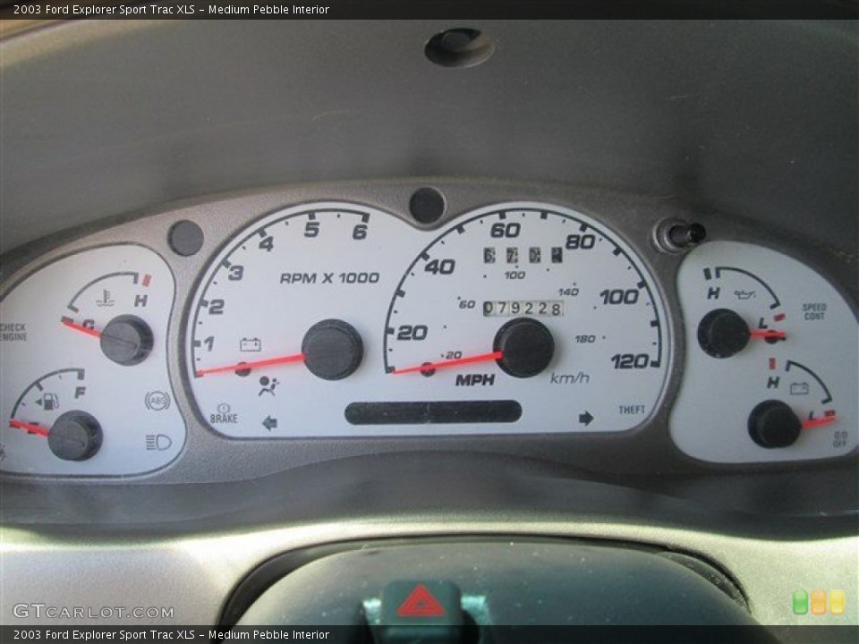 Medium Pebble Interior Gauges for the 2003 Ford Explorer Sport Trac XLS #79693996