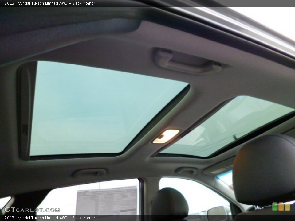 Black Interior Sunroof for the 2013 Hyundai Tucson Limited AWD #79695532