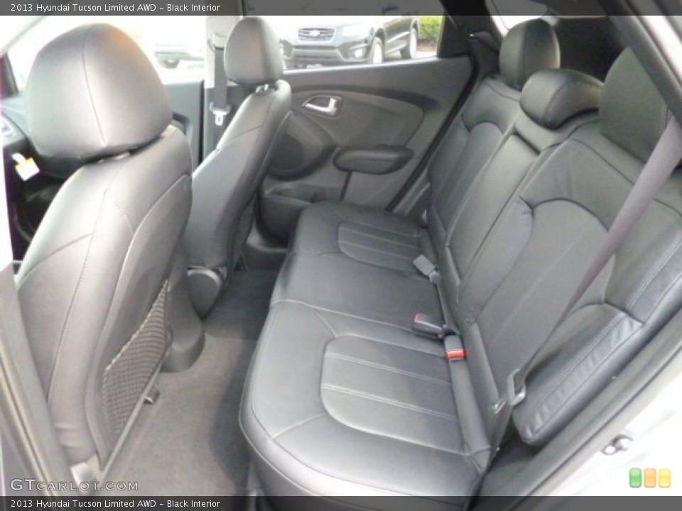 Black Interior Rear Seat for the 2013 Hyundai Tucson Limited AWD #79695562