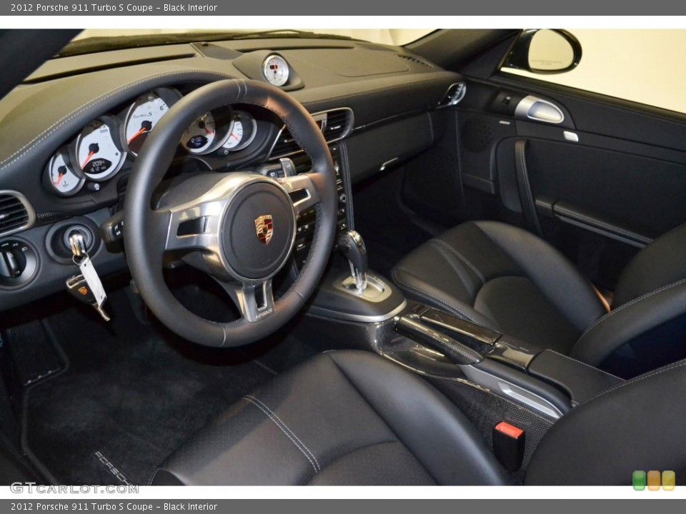 Black Interior Photo for the 2012 Porsche 911 Turbo S Coupe #79696735