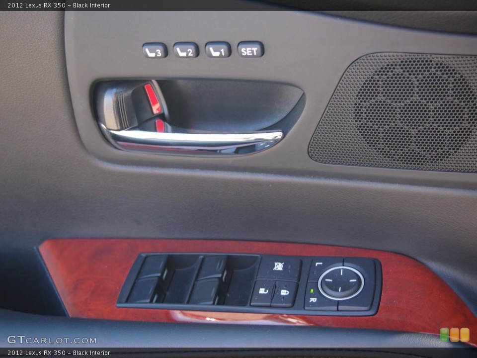 Black Interior Controls for the 2012 Lexus RX 350 #79698496