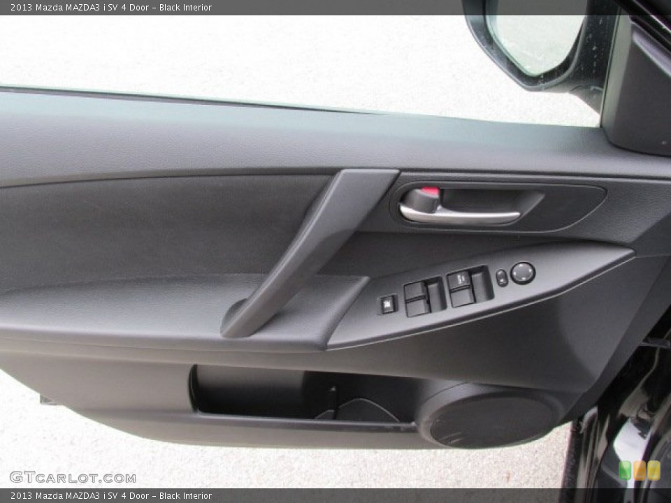 Black Interior Door Panel for the 2013 Mazda MAZDA3 i SV 4 Door #79698730