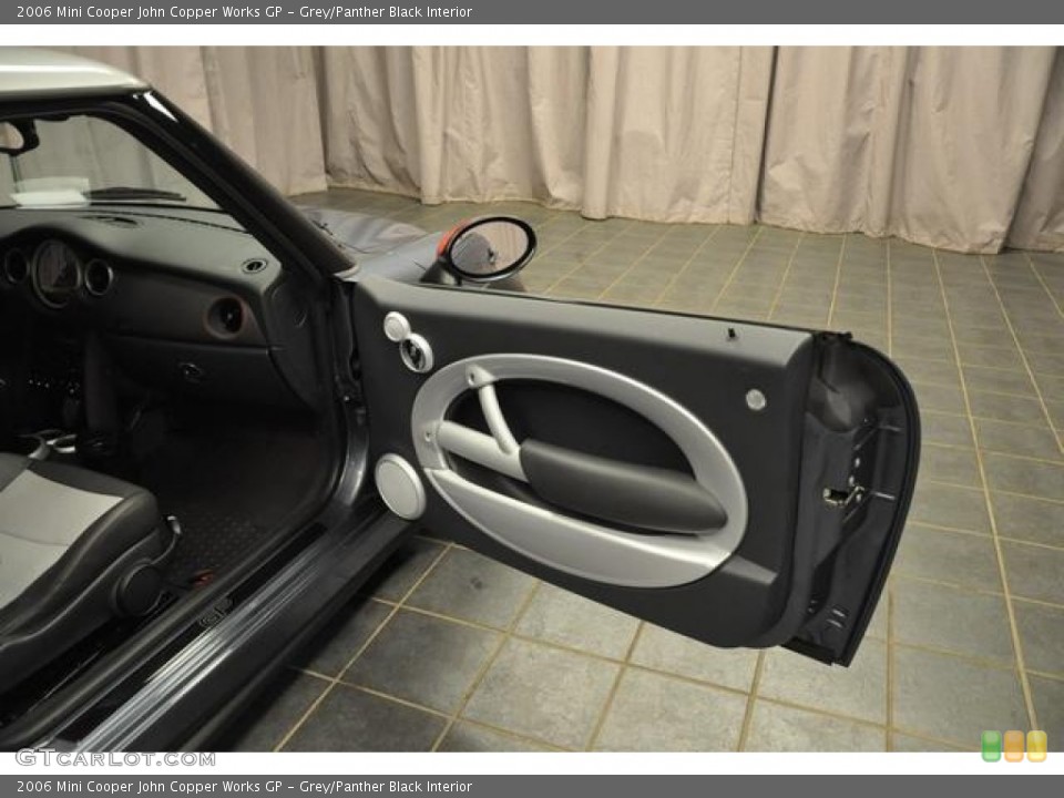 Grey/Panther Black Interior Door Panel for the 2006 Mini Cooper John Copper Works GP #79702074