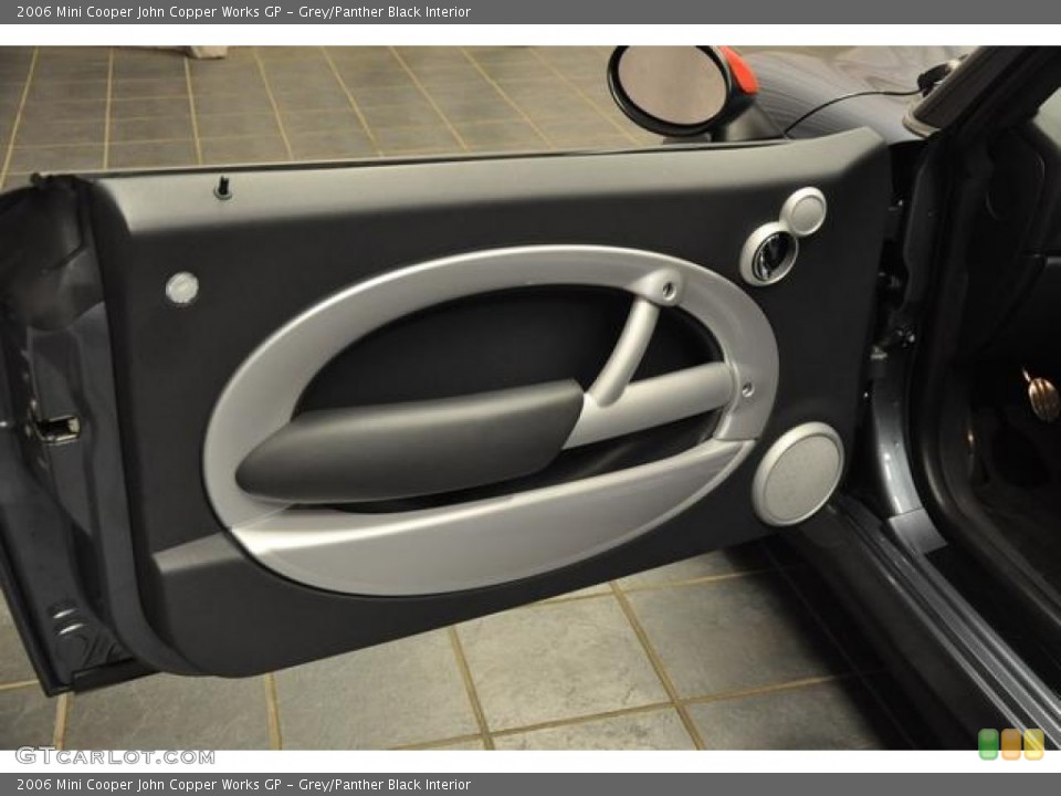 Grey/Panther Black Interior Door Panel for the 2006 Mini Cooper John Copper Works GP #79702274