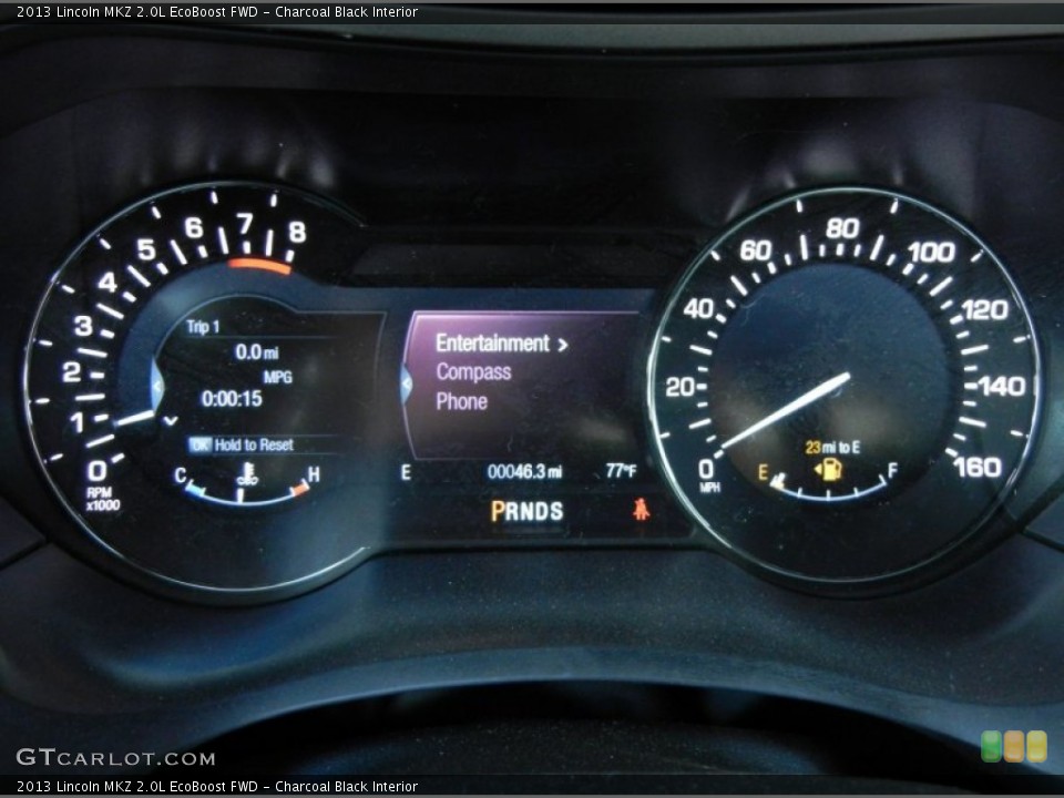 Charcoal Black Interior Gauges for the 2013 Lincoln MKZ 2.0L EcoBoost FWD #79702783