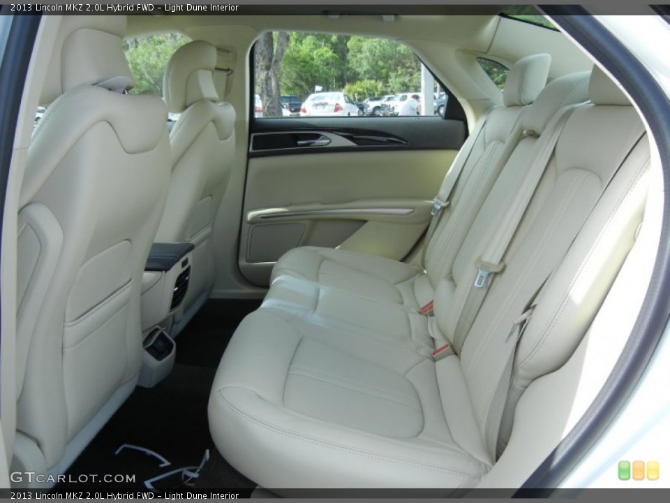 Light Dune Interior Rear Seat for the 2013 Lincoln MKZ 2.0L Hybrid FWD #79702949