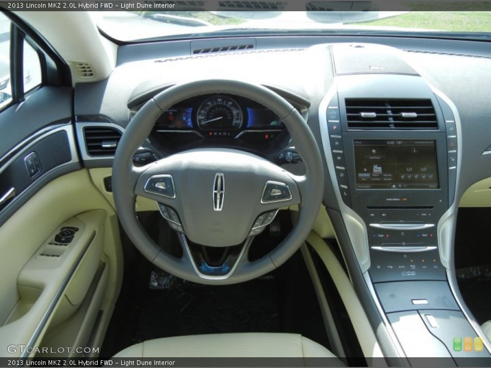 Light Dune Interior Dashboard for the 2013 Lincoln MKZ 2.0L Hybrid FWD #79702979
