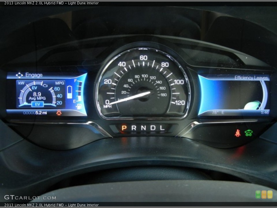 Light Dune Interior Gauges for the 2013 Lincoln MKZ 2.0L Hybrid FWD #79702993