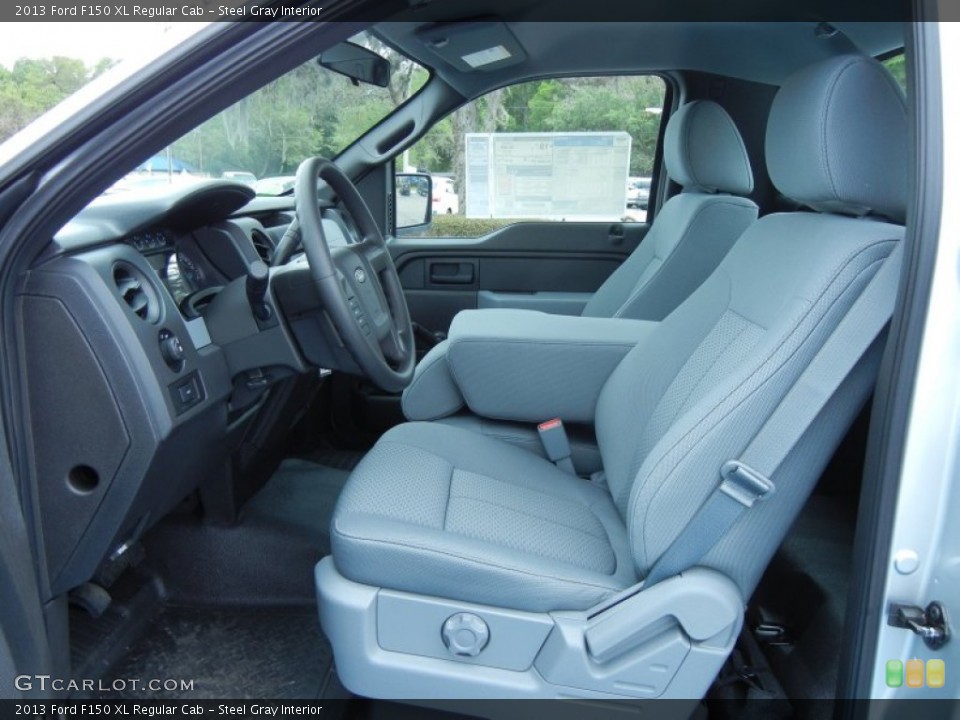 Steel Gray Interior Photo for the 2013 Ford F150 XL Regular Cab #79704121
