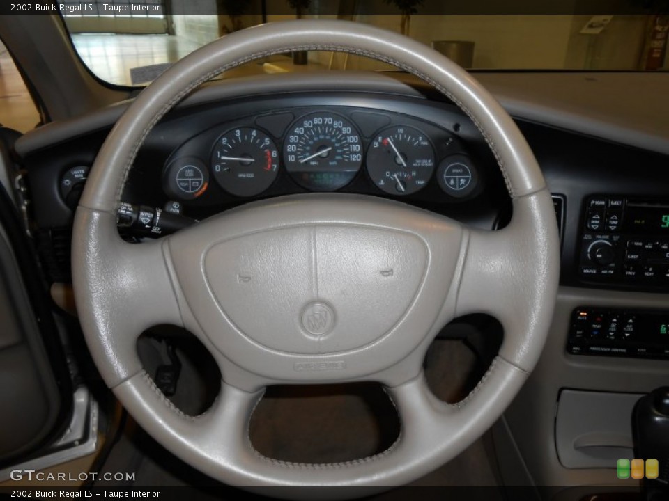 Taupe Interior Steering Wheel for the 2002 Buick Regal LS #79704553