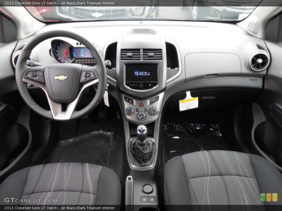 Jet Black/Dark Titanium Interior Photo for the 2013 Chevrolet Sonic LT Hatch #79707027