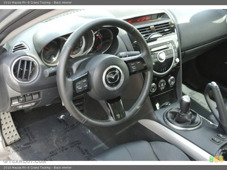 Black Interior Dashboard for the 2010 Mazda RX-8 Grand Touring #79709343