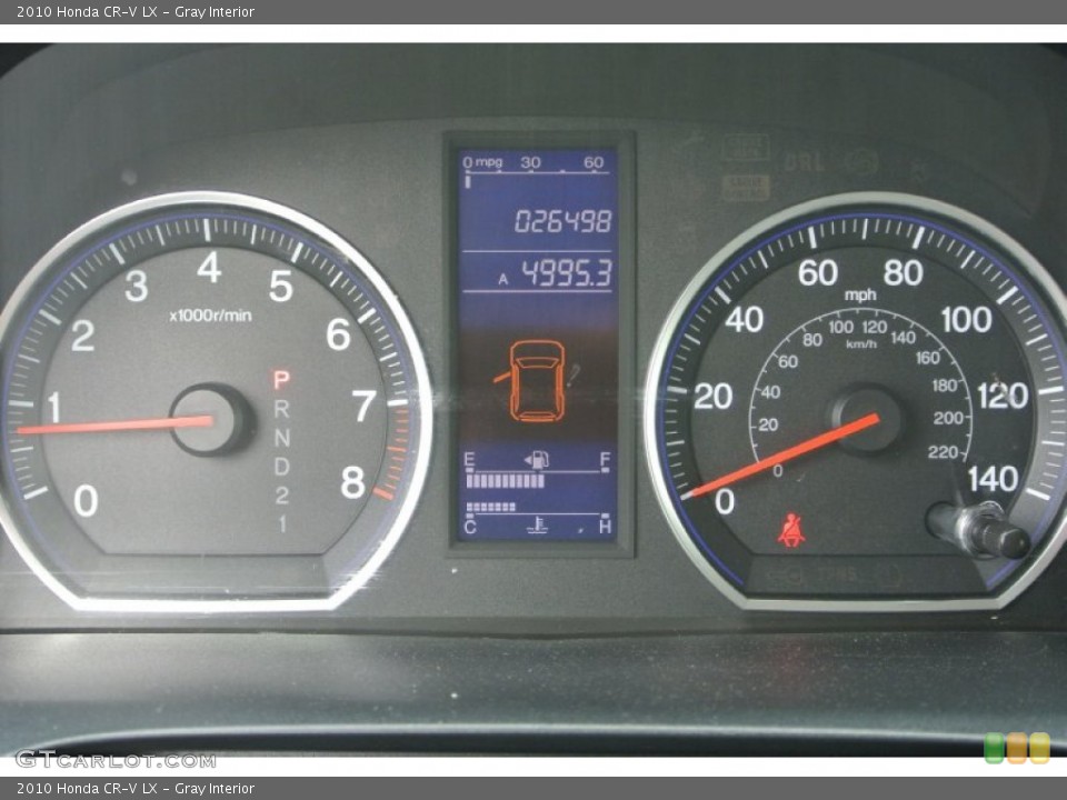 Gray Interior Gauges for the 2010 Honda CR-V LX #79710175