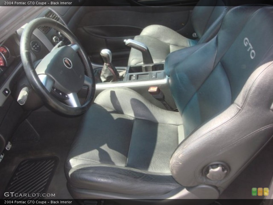 Black Interior Photo for the 2004 Pontiac GTO Coupe #79711560