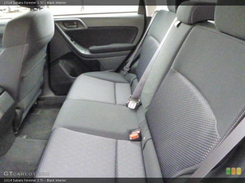 Black Interior Rear Seat for the 2014 Subaru Forester 2.5i #79711596