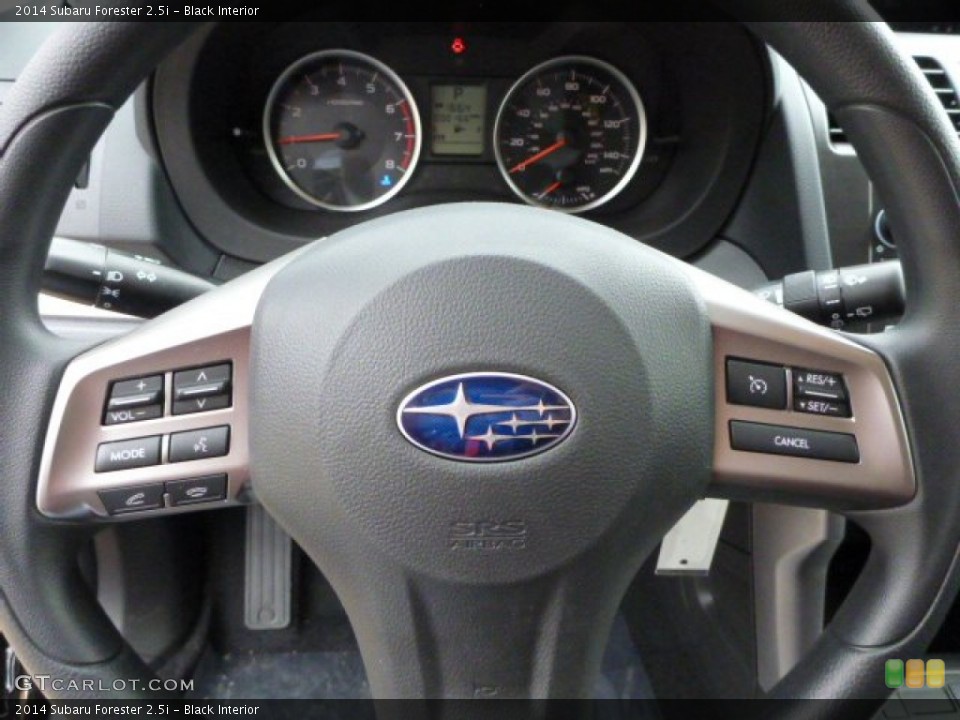Black Interior Steering Wheel for the 2014 Subaru Forester 2.5i #79711637