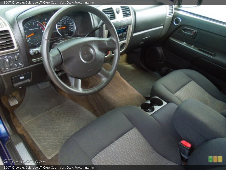 Very Dark Pewter Interior Prime Interior for the 2007 Chevrolet Colorado LT Crew Cab #79715292