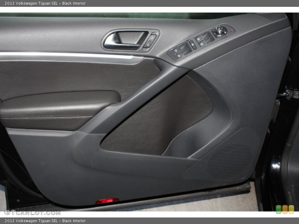 Black Interior Door Panel for the 2013 Volkswagen Tiguan SEL #79718789