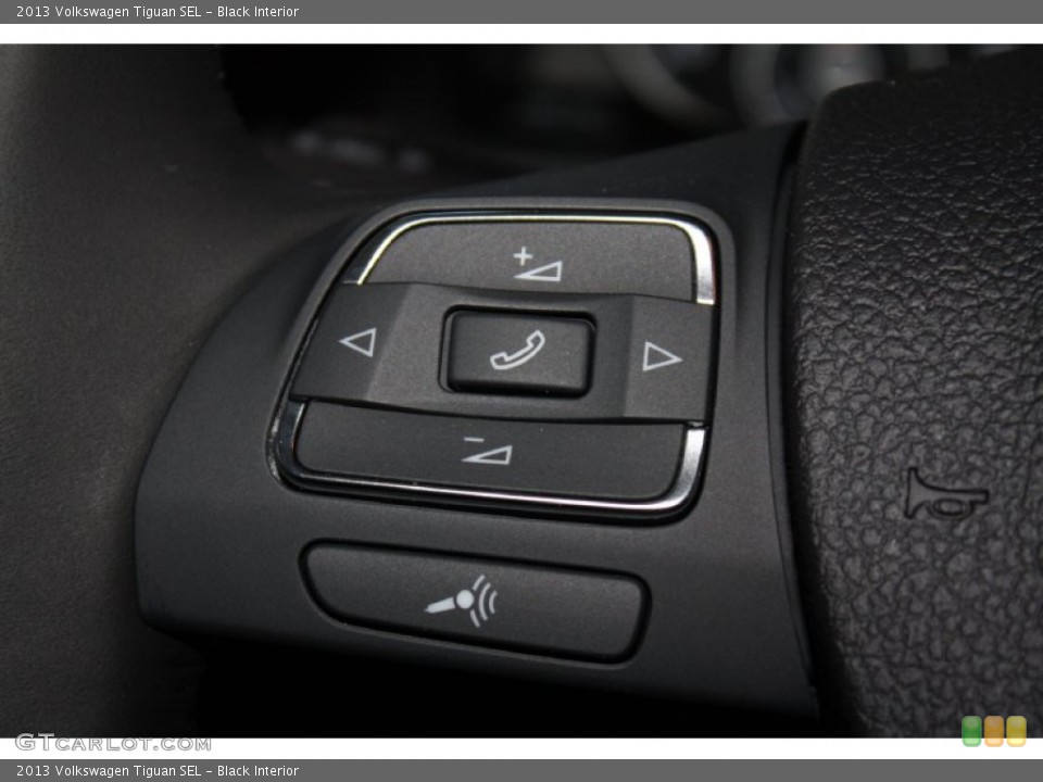 Black Interior Controls for the 2013 Volkswagen Tiguan SEL #79719195