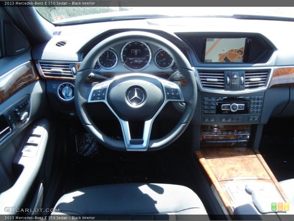 Black Interior Dashboard for the 2013 Mercedes-Benz E 350 Sedan #79719212