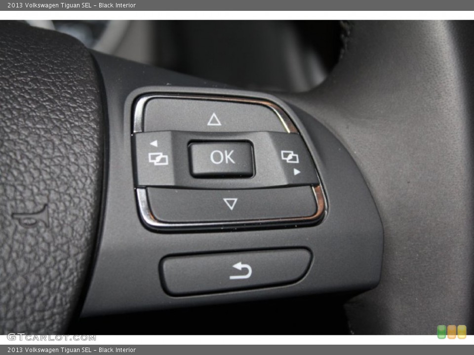 Black Interior Controls for the 2013 Volkswagen Tiguan SEL #79719227
