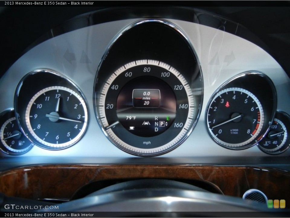 Black Interior Gauges for the 2013 Mercedes-Benz E 350 Sedan #79719236